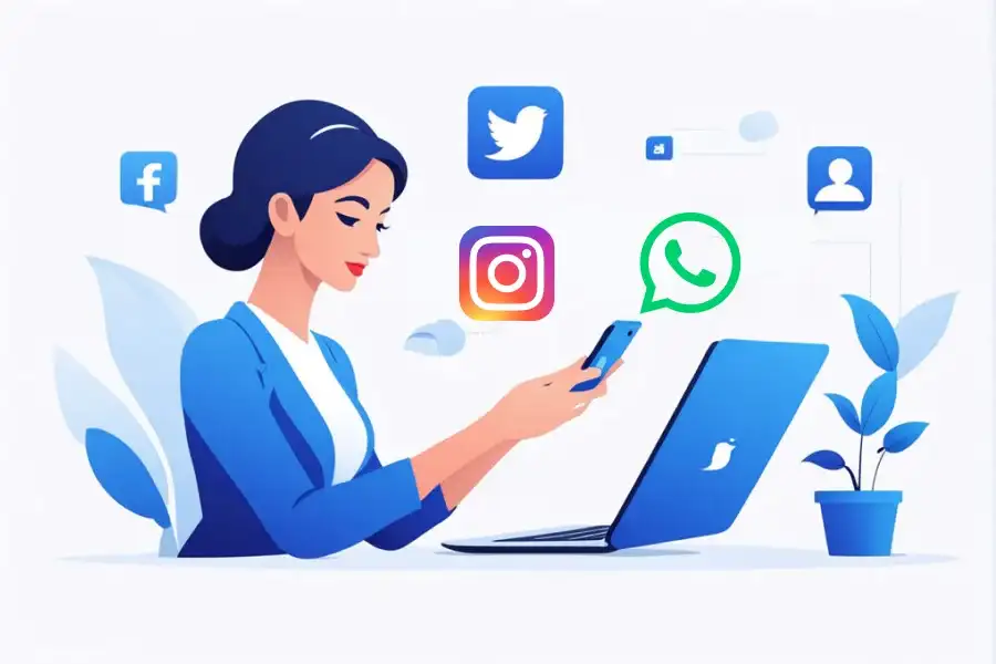 Visiventas Services - social media marketing on various platforms to boost reach